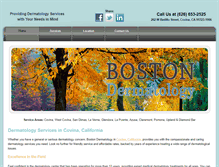 Tablet Screenshot of bosderm.com